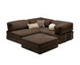 Atelier Del Sofa Kanyon Sofá-Cama Esquinero Marrón
